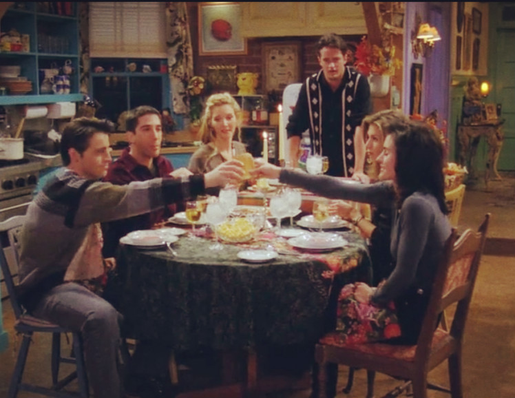 Thanksgiving Day with friends on ‘Friends’