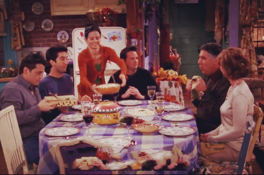 Thanksgiving Day with friends on ‘Friends’