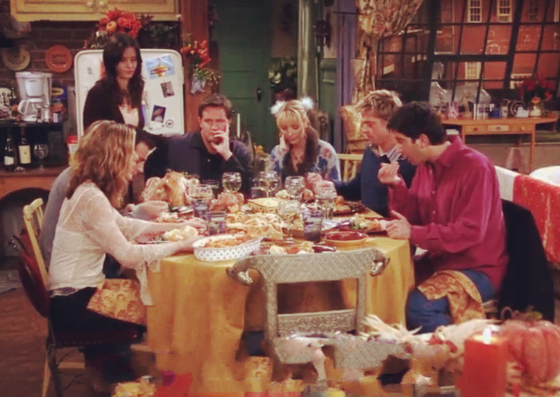 Thanksgiving Day with friends on ‘Friends’