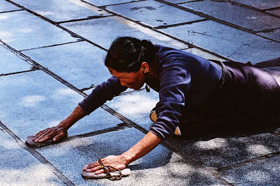 Pilgrims in Lhasa