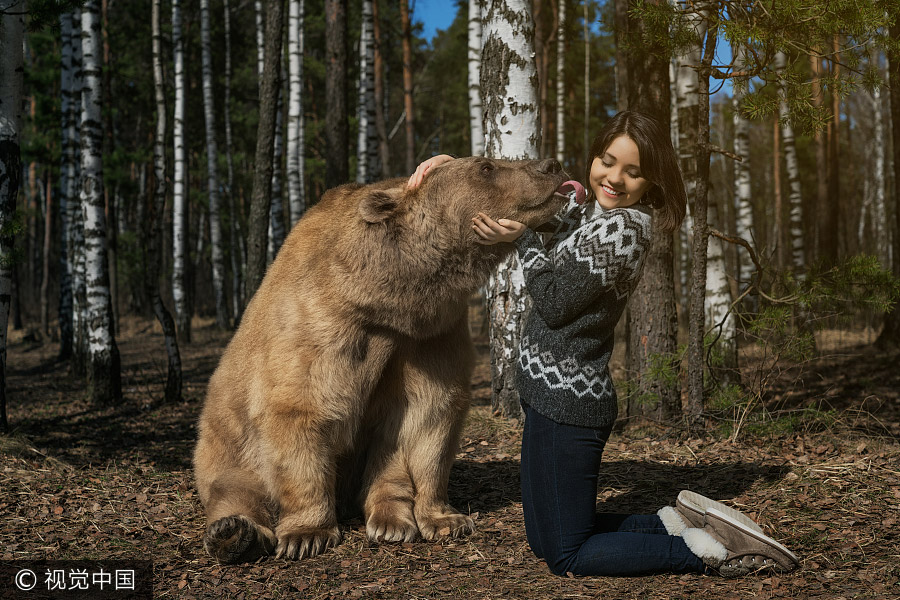 Beauty and beasts: Photo shoot in the wild