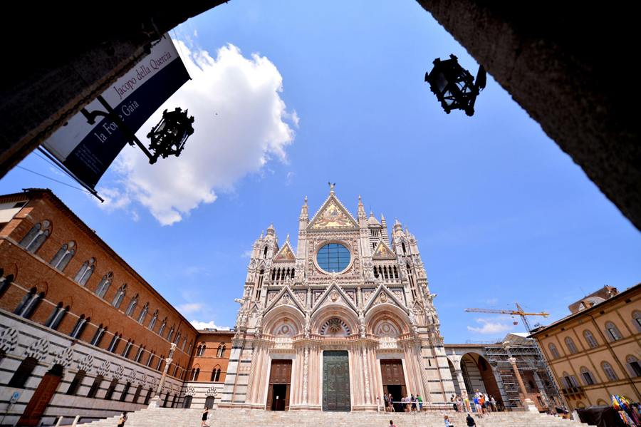 Siena, a medieval city in Toscana, Italy