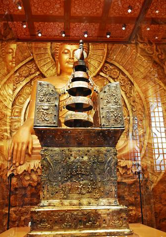 37. Buddha's skull to be enshrined