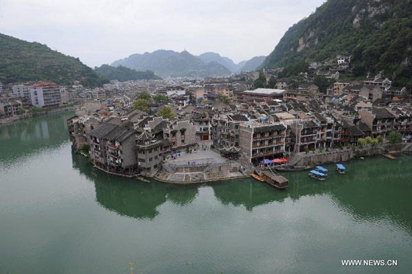 Picturesque ancient town in SW China