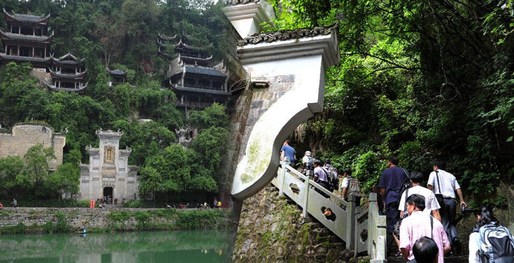 Picturesque ancient town in SW China