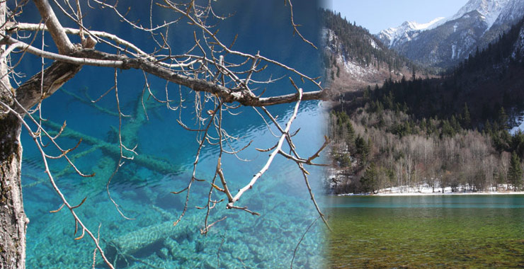 Jiuzhaigou - brilliant blues touch heaven and earth