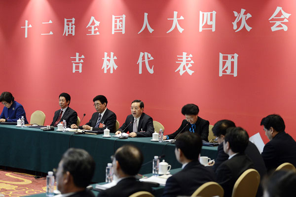 Jilin deputies discuss judicial work