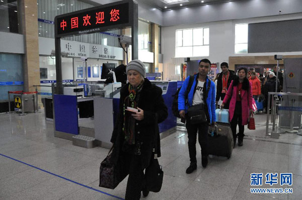 China-Russia border city sees surge in visitors
