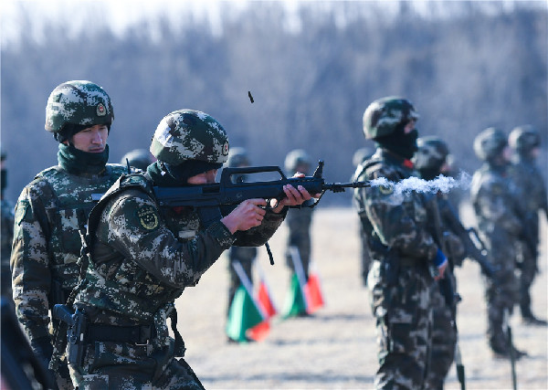 NE China’s armed police force undergoes extreme training