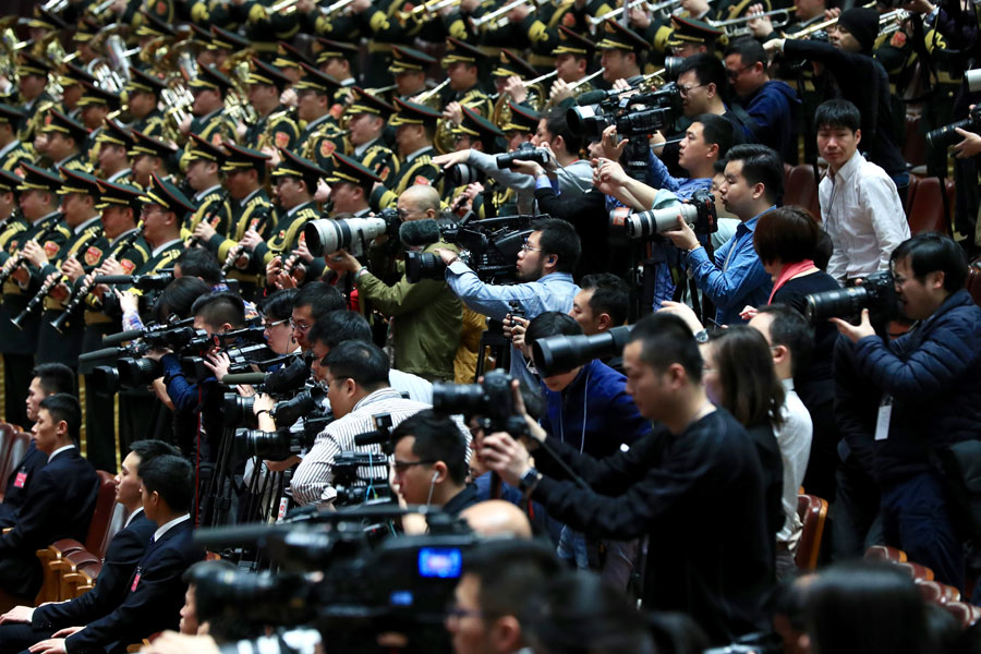 Closing meeting of the second session of the 13th CPPCC National Committee