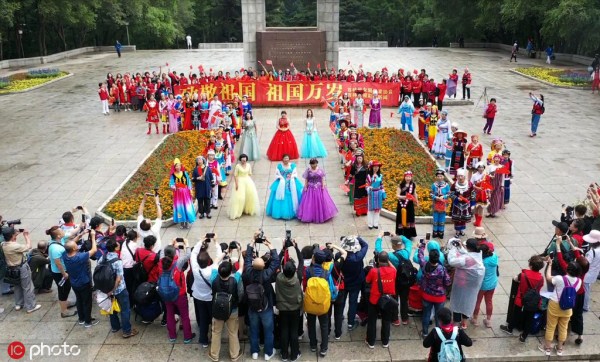 Flash mob event held in Changchun