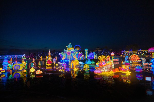 Lanterns illuminate Changchun night
