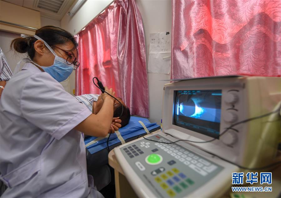 Mobile eye hospital treats poor in Siping, Jilin