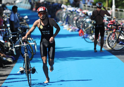 Creative route adds flavor to the Huangshan International Triathlon