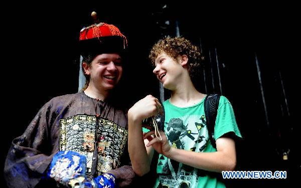 German students experience Chinese culture during summer camp
