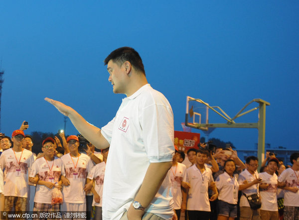 Yao Ming's towering charity