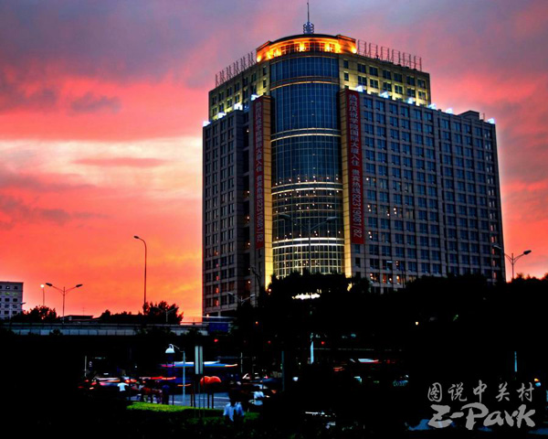 Building in Sunset Glow