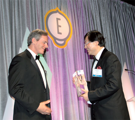 Lenovo CEO honored with innovation award