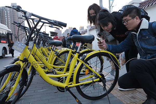 Chinese bike-sharing company ofo arrives in Oxford