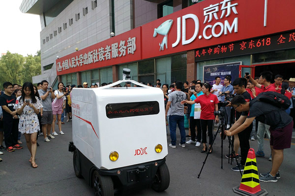 JD to set up unmanned vehicle unit in Changsha