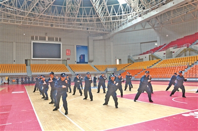 Training, match for judicial police