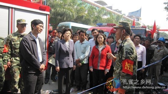Jiang Li visits Yingjiang.