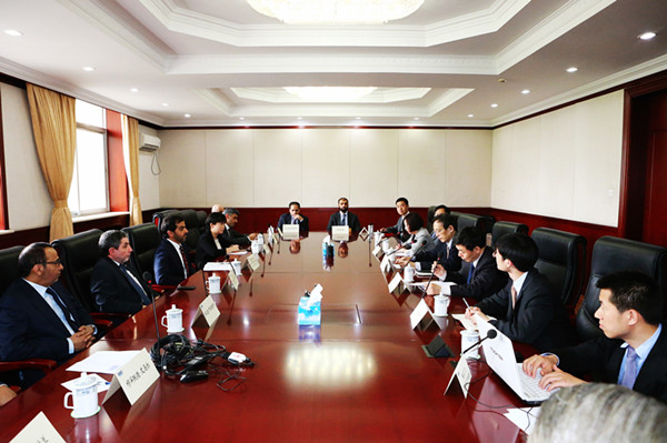 Vice-president Liu Shijin meets with guests from UAE