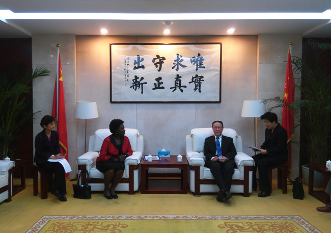 Wang Yiming meets with Vice President of World Bank