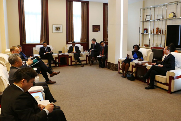 DRC Vice-President meets with Vice-President of the World Bank<BR>