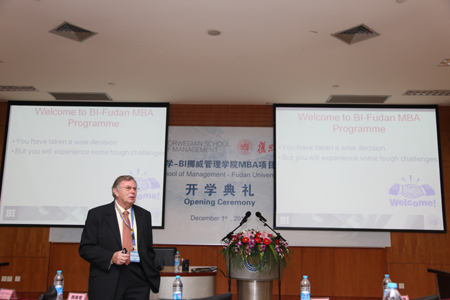 BI-Fudan MBA Class 15 opening ceremony