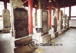 Xi'an attractions: Forest of Stone Steles