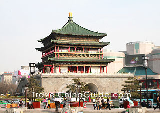 Xi'an attractions: Bell Tower (Zhong Lou)