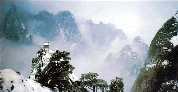 Xi'an attractions: Huanshan, there's only one way to reach the mountain top