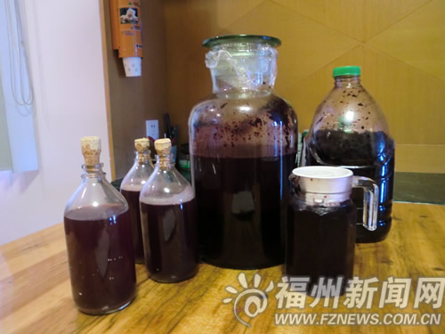 正值桑葚成熟时节 市民热衷自酿桑葚酒制桑葚
