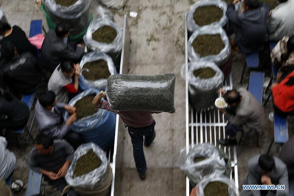 In pictures: tea trade at Anxi tea wholesale market in Fujian