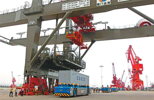 Country's first automated shipping terminal
