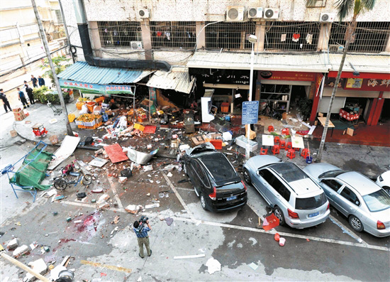 Xiamen restaurant owner detained after gas tank explosion kills 4