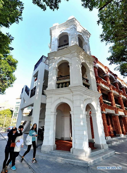 Buildings funded by Tan Kah-Kee in Fujian