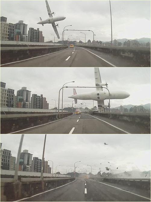 Taiwan TransAsia Airways plane plunges into river