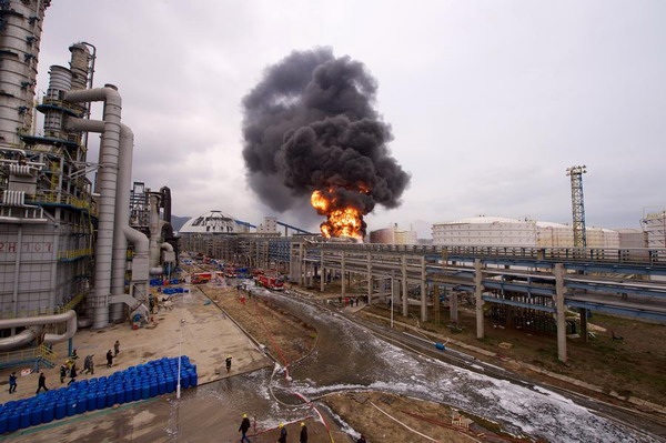 China's chemical plant fire resurfaces