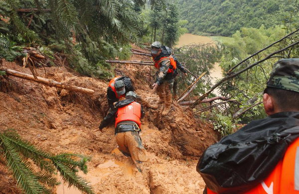 Timely help on rainy day