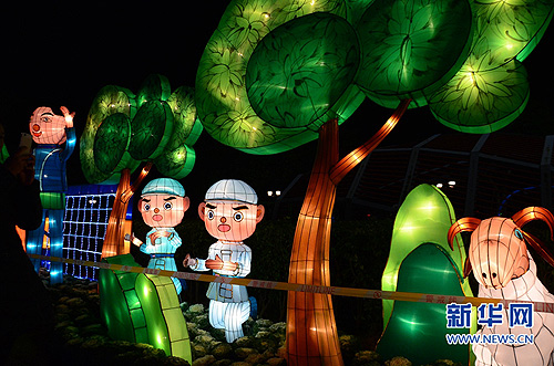 Vibrant Fuzhou lantern show attracts Taiwan residents