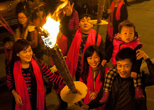 Jinjiang: Torch festival