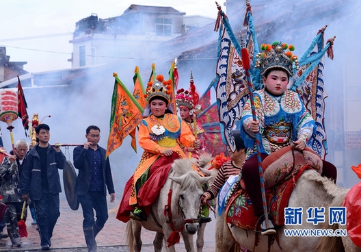 Putian village rides into a new year