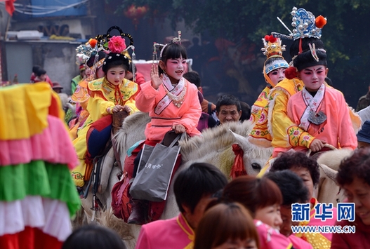 Putian village rides into a new year