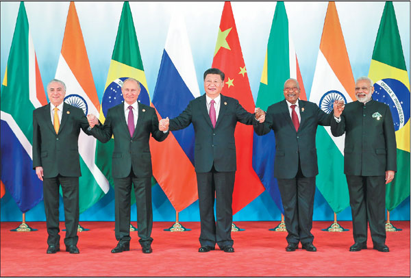 Photo: Leaders of BRICS countries