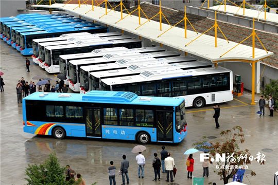 Fuzhou to ban fossil fuel buses by 2020