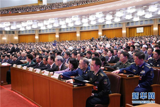 In pics: China's national legislature holds closing meeting