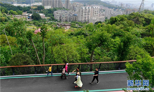 Snapshots of sightseeing footpaths in Fuzhou