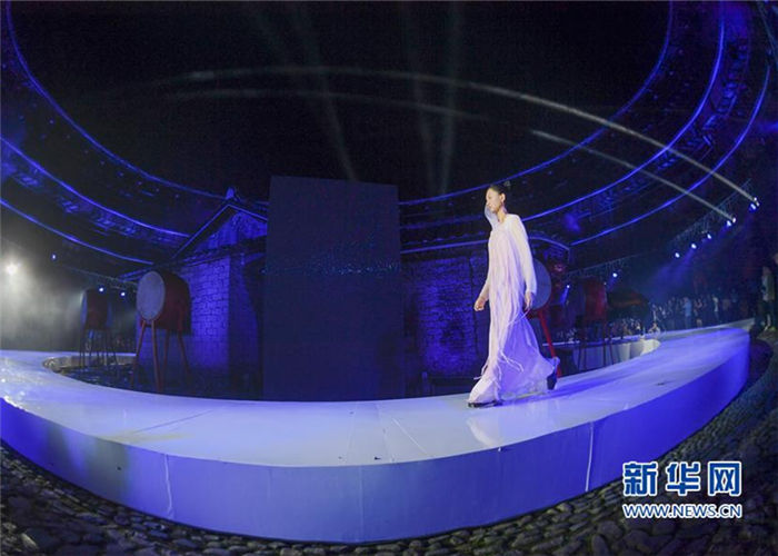 Fashion show held inside Tulou